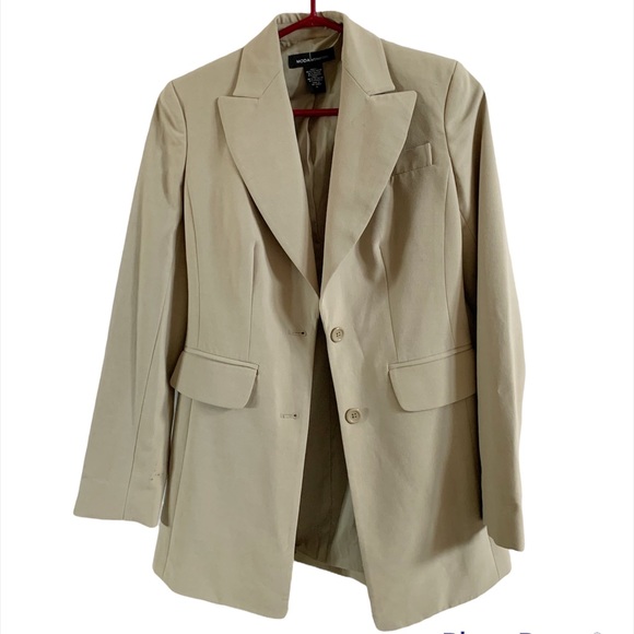 MODA INTERNATIONAL | jacke in beige colour size 0 - Picture 4 of 5